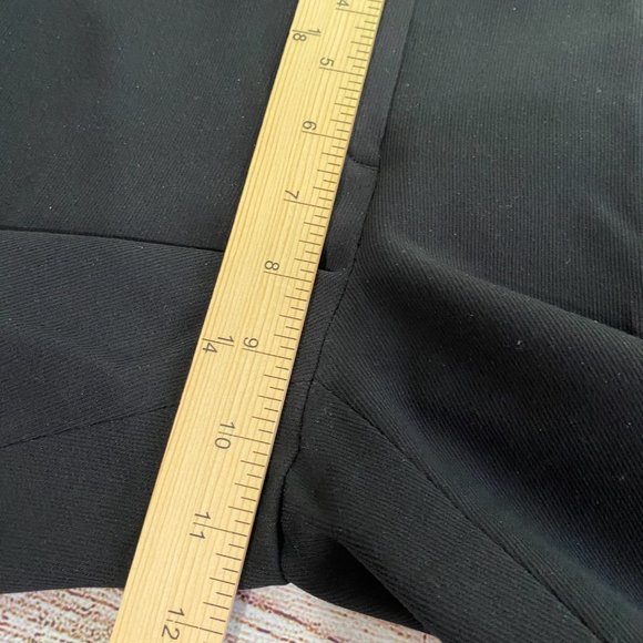 AXCESS by LIZ CLAIBORNE Black Trousers Puddle Pants 4 - Picture 10 of 12